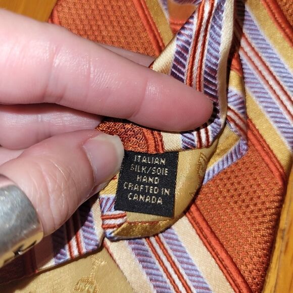 Vintage Dion Italian Silk Tie - Picture 9 of 10